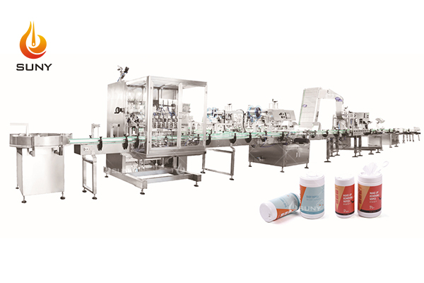 Automatic Canister Filling Wet Wipes Machine