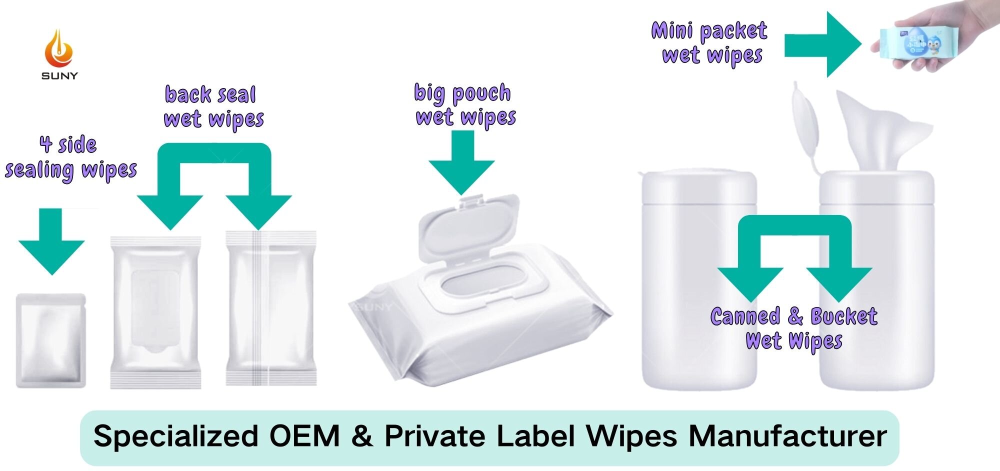 OEM wipes packaging style