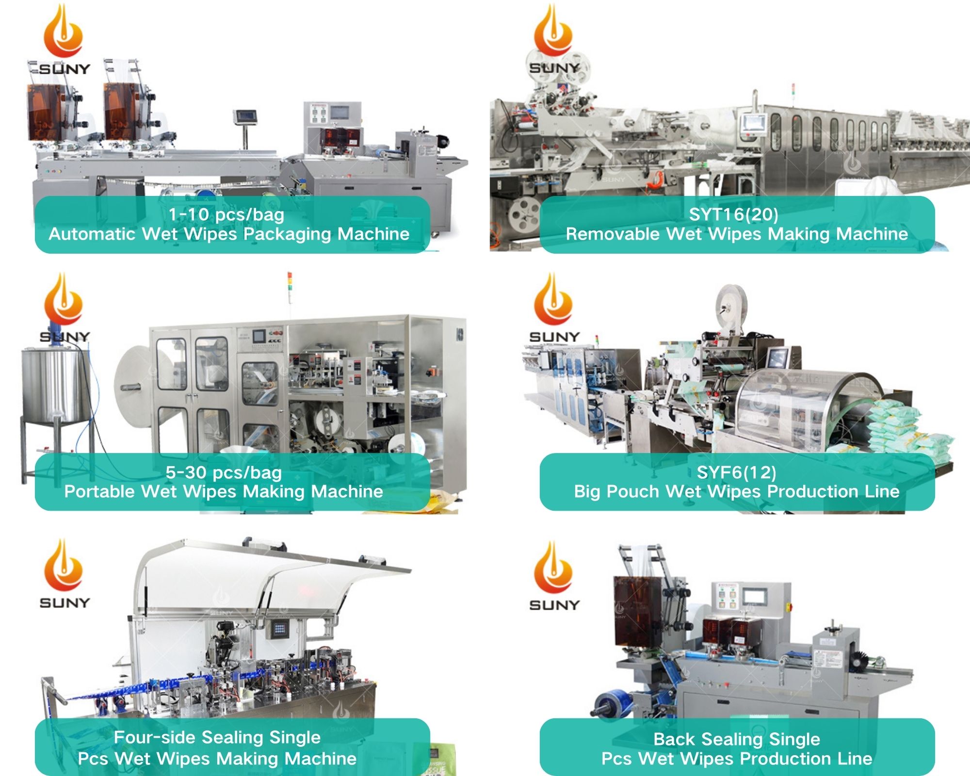 Popular wet wipes machine models