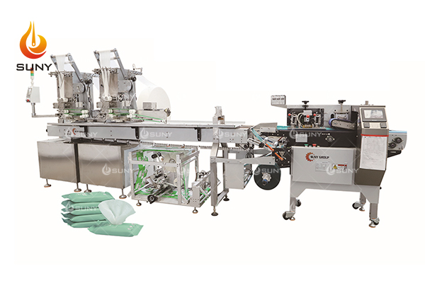 1-10 pcs/bag Automatic Wet Wipes Packaging Machine