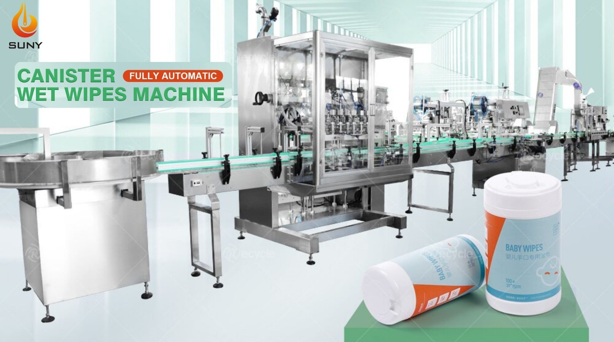 Automatic Canister Filling Wet Wipes Machine