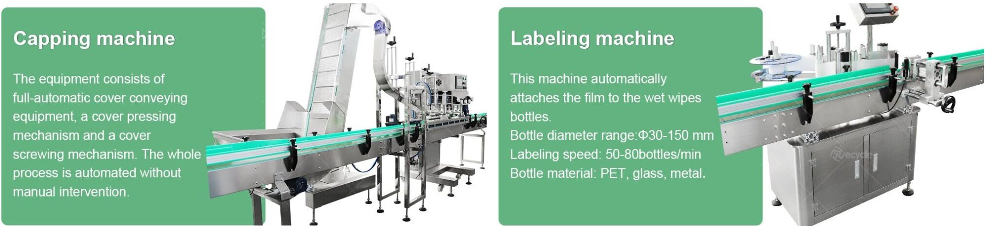 Automatic Canister Filling Wet Wipes Machine Type